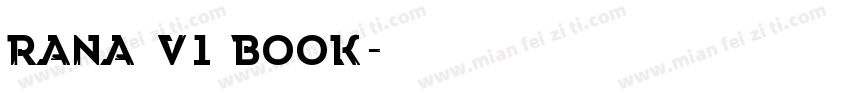 Rana v1 Book字体转换